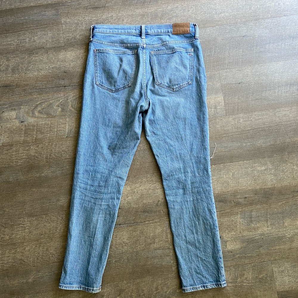 Madewell Mid Rise Perfect Vintage Jean Ainsdale Wash Knee Rip - Picture 5 of 7